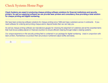 Tablet Screenshot of checksystems.com